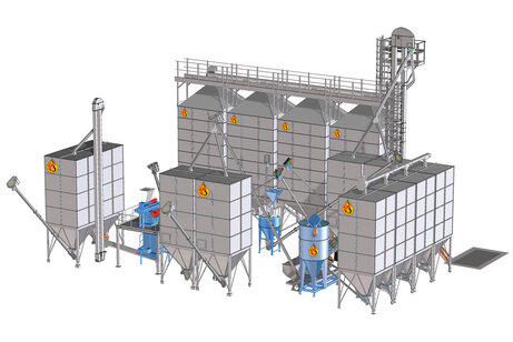 Високопроизводителна система за смилане и смесване с гранулиране